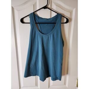 Lululemon Size 8 Swiftly Tech Racerback Tank Top Blue Hip Length